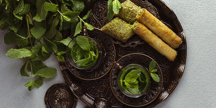 Hortela cha culinaria arabe